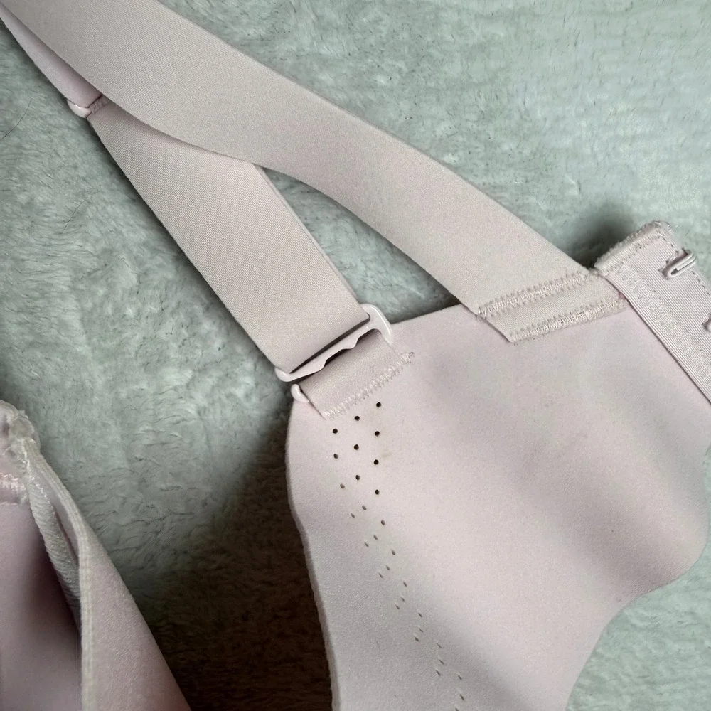 Brooks Dare Underwire Run Bra 38D Rosewater Pink High Impact 350078690 NEW